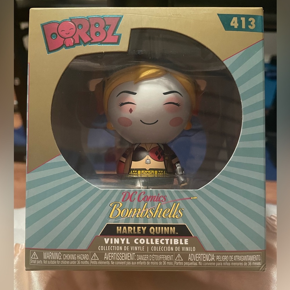 Funko DORBZ DC Comics Bombshells HARLEY QUINN 413 Vinyl Collectible